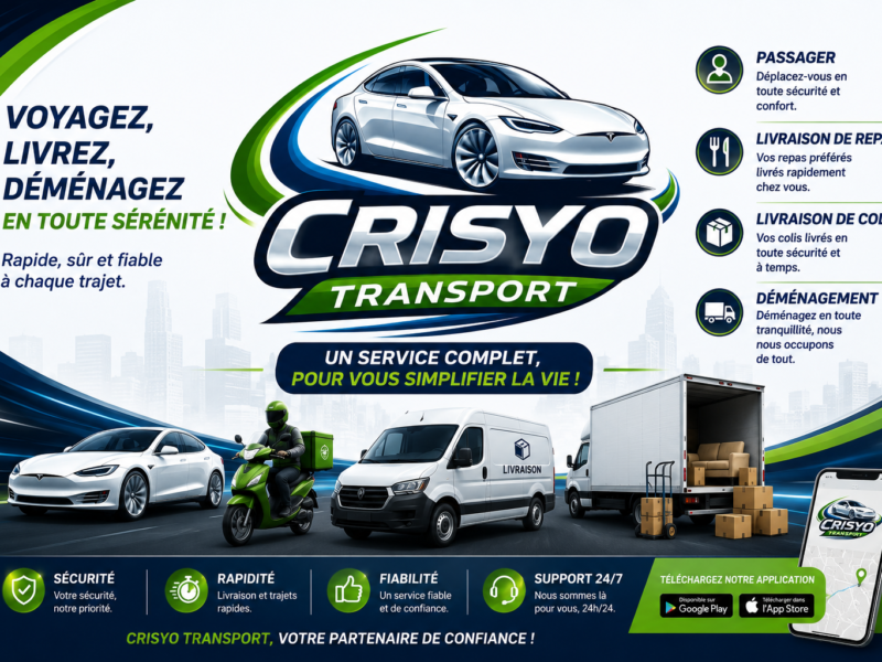 Crisyo.com Transport Emplois et Services