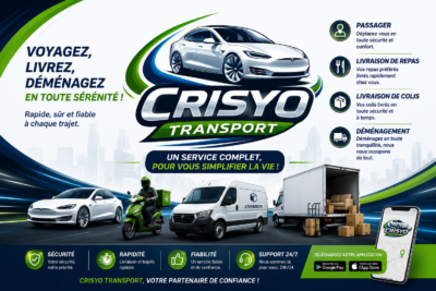 🚗 Devenez chauffeur Crisyo dès maintenant.